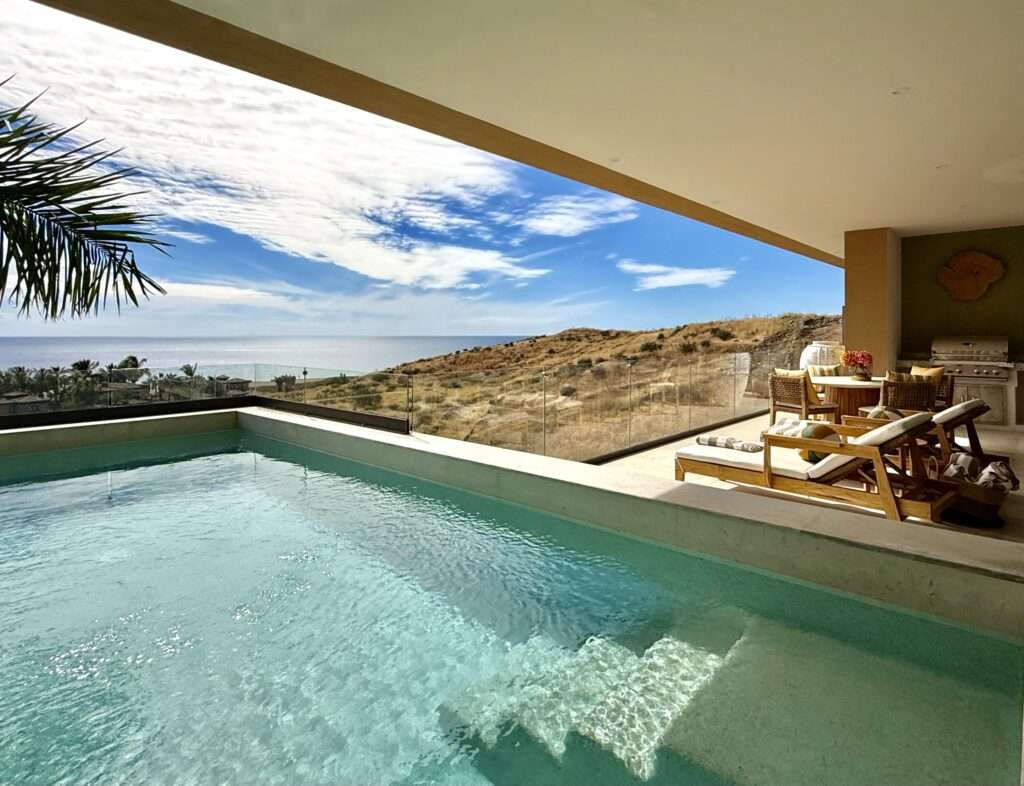 Cove Club Park Hyatt BACK ON THE MARKET!Experience exceptional oceanfront living in the prestigious, double gated community of Puerta del Sol, nestled within the world renowned Cabo del Sol master planned community.This beautifully maintained, fully furnished villa offers approximately 4,500 square feet of living space with 4 spacious bedrooms and 4 full bathrooms. Showcasing timeless original finishes that have been meticulously cared for, the home combines classic elegance with spectacular panoramic – Cabo Del Sol, Cabo Corridor, BS