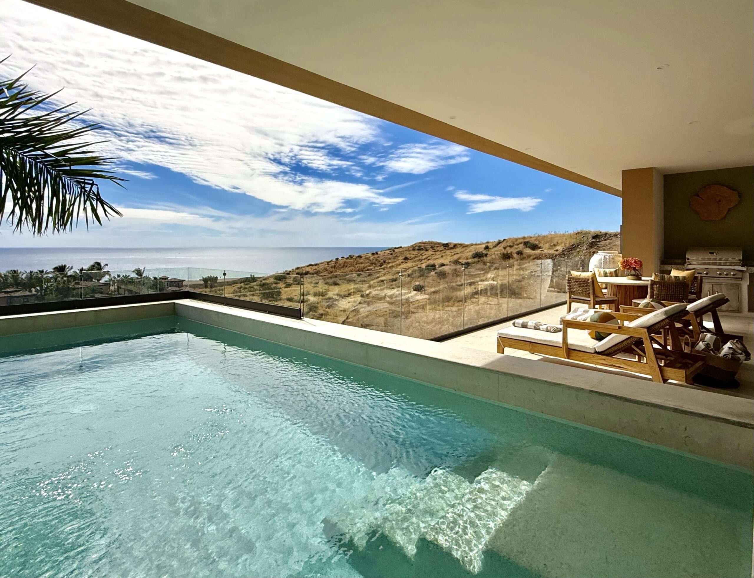 Cove Club Park Hyatt BACK ON THE MARKET!Experience exceptional oceanfront living in the prestigious, double gated community of Puerta del Sol, nestled within the world renowned Cabo del Sol master planned community.This beautifully maintained, fully furnished villa offers approximately 4,500 square feet of living space with 4 spacious bedrooms and 4 full bathrooms. Showcasing timeless original finishes that have been meticulously cared for, the home combines classic elegance with spectacular panoramic – Cabo Del Sol, Cabo Corridor, BS
